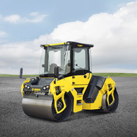 Tandem vibratory rollers